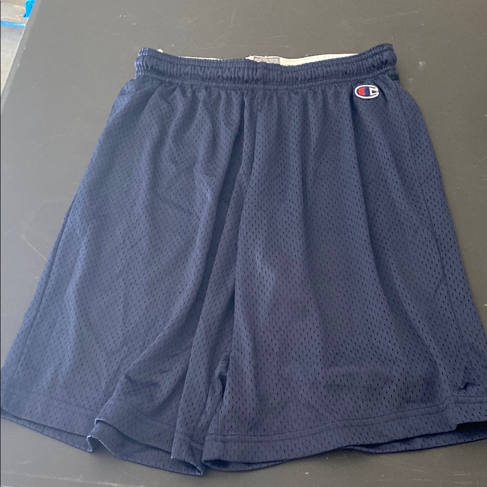 Champion Men's Navy Blue Athletic Shorts